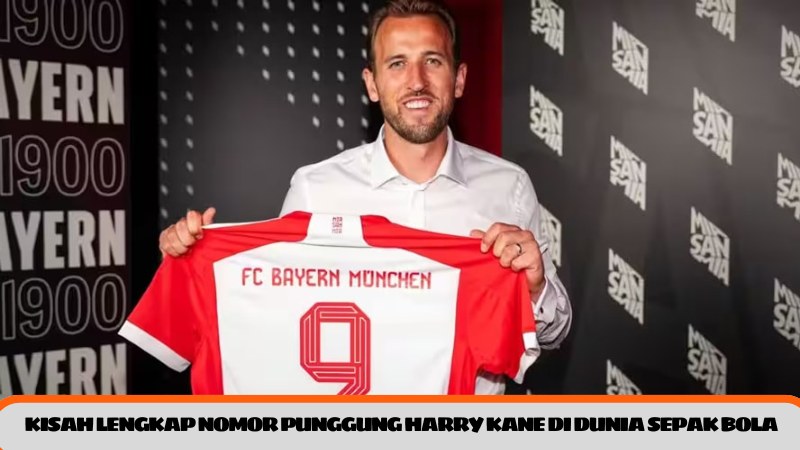 nomor punggung Harry Kane